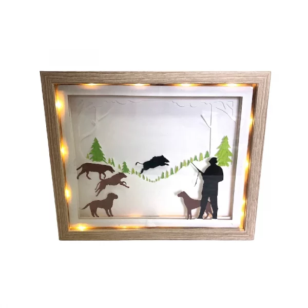 Light box thème chasse