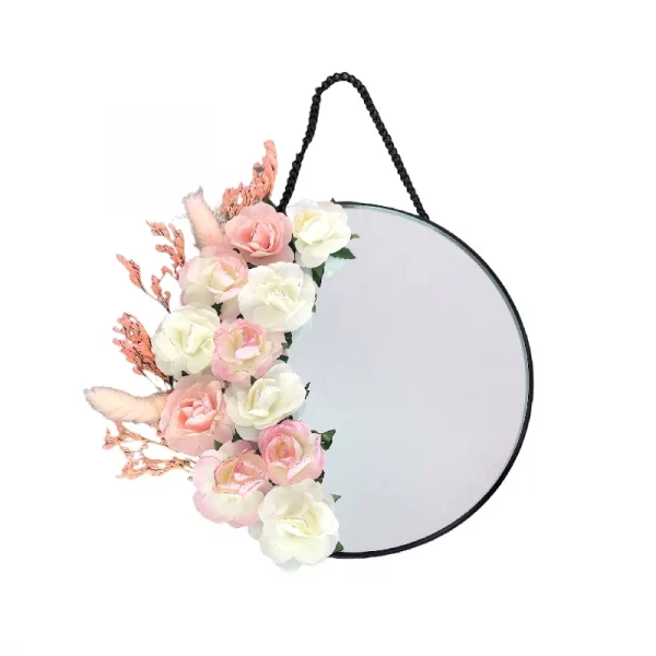 Petit miroir floral