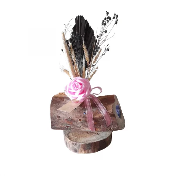 Rondin de bois lumineux