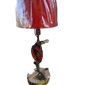 Lampe chignole avec abat jour